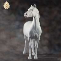 Fine Natrual White Marble Sculpture Horse Statue NTBM-H009