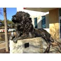 Outdoor ART-garden animal Sculpture large-size bronze Lion Statue For Sale