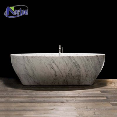 Cheap price Rectangular comfortable luxury arabescato stone bathroom bathtub marble bath tub hand carved stone bathtub