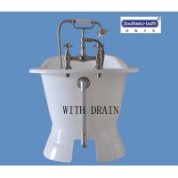 sanitary bathtub japanese used cheap freestanding small por cast iron enameled table soak tubs for sale